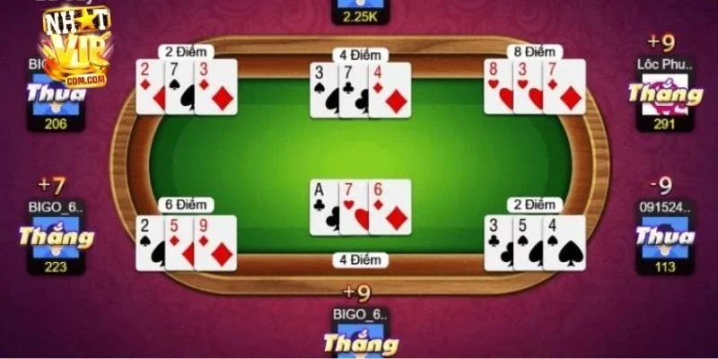 Cố gắng đánh cho đối thủ phải lộ bài